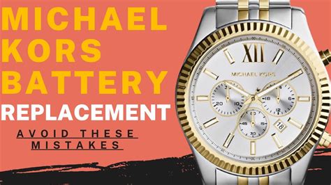 how to change the date on a michael kors watch|michael kors watch battery chart.